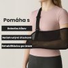 Účinný medicínsky priedušný podporný obväz na rameno