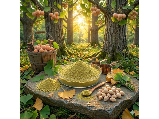 Ginkgo Biloba pudr