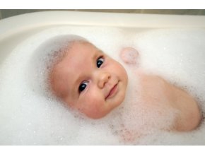 baby in bath