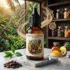 Coffee,Tea and Tropical Fruit extract