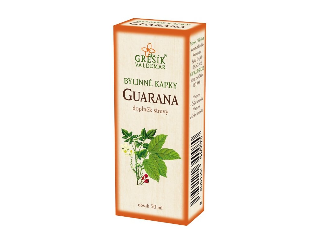 Grešík Guarana kapky 50 ml 40% líh