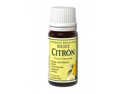 Grešík  Citrón přírodní 10 ml Rostlinná silice
