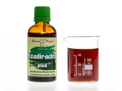 azadirachta plod nimba neem kapky tinktura 50 ml