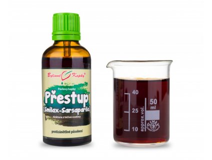 sarsaparilla smilax prestup bylinne kapky tinktura 50 ml