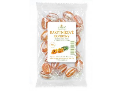 Grešík Rakytníkové bonbóny - 100g