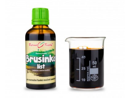 brusinka list bylinne kapky tinktura 50 ml