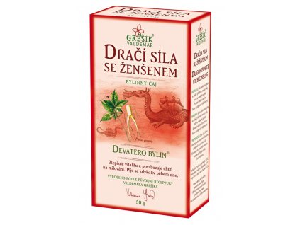 Grešík Dračí síla 50 g krabička čaj