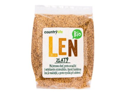 Country Life Len zlatý 300 g Bio
