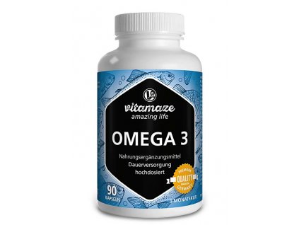 Vitamaze Omega 3 - Rybí olej, vysoký obsah EPA/DHA - na 3 měsíce