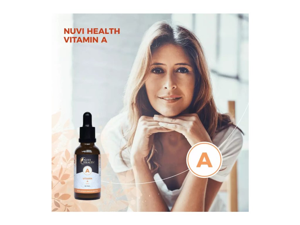 Nuvi Health kapky retinolu s vitamínem A Natureforlife.cz