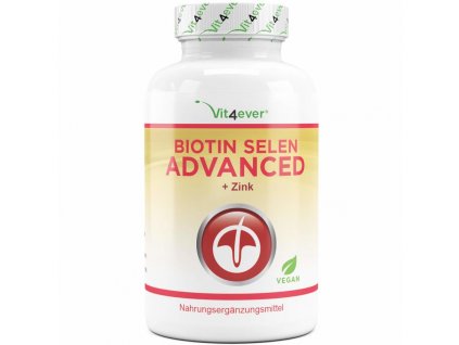 Vit4ever Vlasový komplex Biotin, Selen, Zinek 365 tablet | Natureforlife.cz