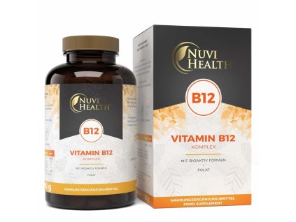 Nuvi Health Vitamin B12 Cobalamin Complex | Natureforlife.cz