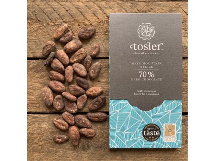 TOSIER CHOCOLATEMAKER Hořká čokoláda 70% KAKAO | Maya Mountain, BELIZE | Natureforlife.cz