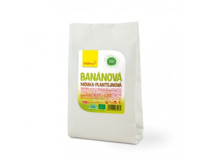 bananova plantejnova mouka bio 400 g wolfberry