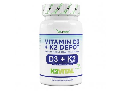 Vit4ever Vitamin D3 10 000 IU + K2 | Natureforlife.cz