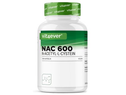 Vit4ever NAC 600, 180 kapslí | Natureforlife.cz