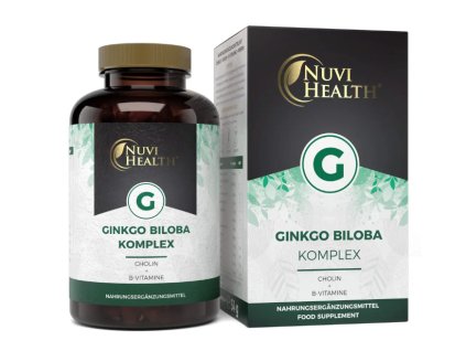 Nuvi Health Ginkgo Biloba Complex 365 kapslí | Natureforlife.cz