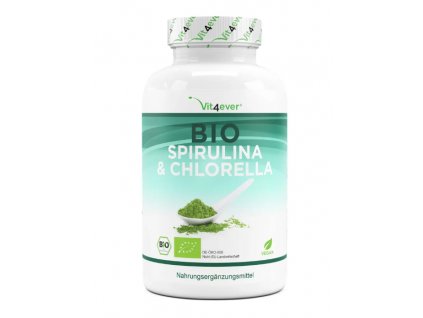 Vit4ever Organická spirulina + organická chlorela | Natureforlife.cz