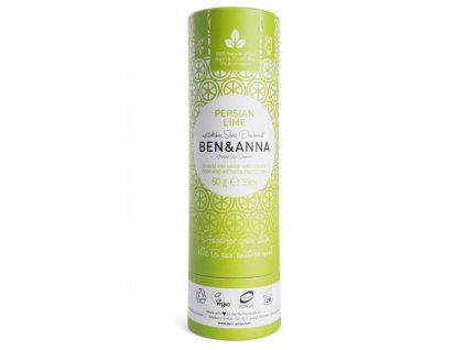 Ben & Anna | Tuhý deodorant - Perská limetka | Natureforlife.cz