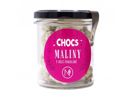 CHOCS Maliny v 33% bílé čokoládě 100g | Natureforlife.cz