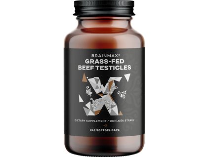 BrainMax Grass-Fed Beef testicles, hovězí varlata 240 kapslí | Natureforlife.cz