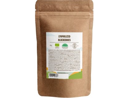 BrainMax Pure Lyophilized Blueberries, Lyofilizované borůvky BIO | Natureforlife.cz