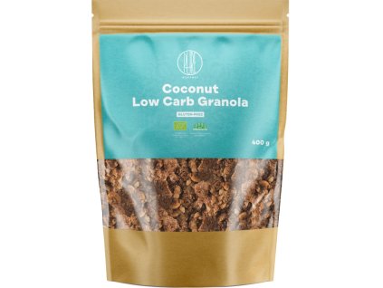 BrainMax Pure Granola Low Carb, Kokosová, BIO | Natureforlife.cz