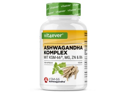 Ashwagandha KSM-66 komplex - 180 kapslí | Natureforlife.cz