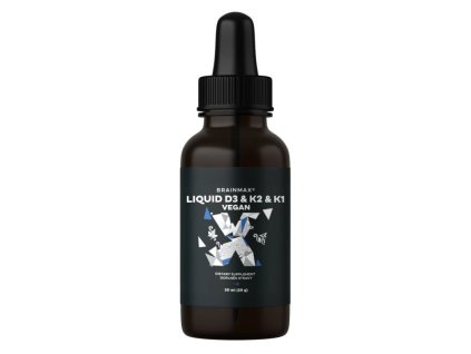 BrainMax KIDS Vegan Liquid D3 & K2 & K1, 30 ml | Natureforlife.cz