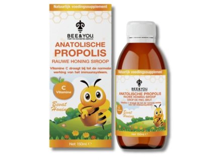 Bee&You dětský sirup s propolisem a raw medem 150 ml | Natureforlife.cz