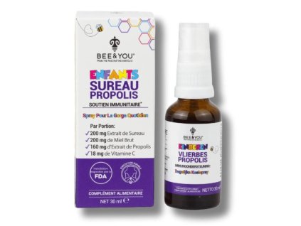 Bee&You propolisový sprej do krku s vitaminem C | Natureforlife.cz