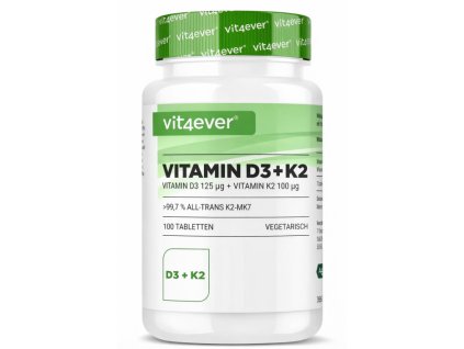 Vit4ever Vitamin D3 + K2 5000 IU, 100 tablet | Natureforlife.cz