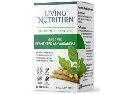 Living Nutrition Fermetovaná Ashwagandha | Natureforlife.cz