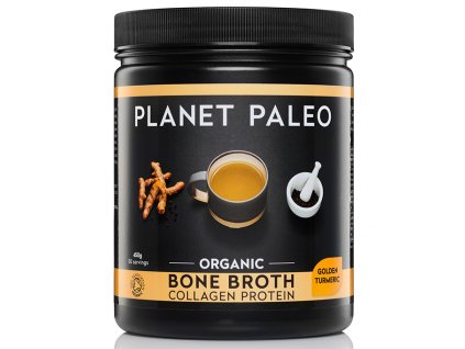 PLANET PALEO | KOLAGENOVÝ PROTEIN GOLDEN TURMERIC 1 | Natureforlife.cz