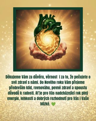 Děkujeme Vám za důvěru, kterou jste nám v uplynulém roce věnovali. Vážíme si toho, že jste si pro péči o své zdraví...