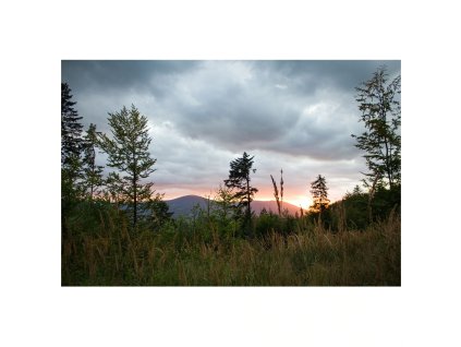 Fotoobraz - Západ slunce nad horami