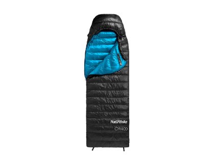 Naturehike páperový spací vak CW400 - čierna
