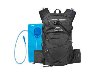 Naturehike Cielo cyklistický batoh 20l + hydrovak - čierny