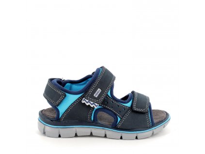 Sandály Primigi 3896111 modrá/tyrkys (Barva modrá, Velikost boty 26)