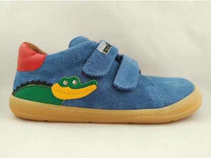 Obuv celoroční KTR CROCO/AM modrá (Barva modrá, Velikost boty 25)