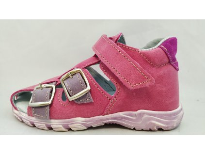 Sandály Jonap 013 fialková/růžová (Barva fialová, Velikost boty 26)