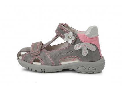 Sandály DDstep AC290 šedá/růžová (Barva růžová, Velikost boty 26)