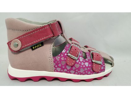 Sandály Fare 568252 růžová (Barva růžová, Velikost boty 25)