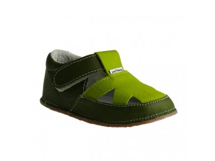 Sandály Pegres bosé 1096 zelená (Barva zelená, Velikost boty 18)