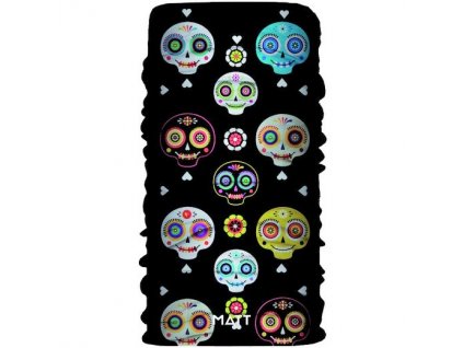 Tunel Matt multifunkční tenký mix barev (Barva modrá monsters, Velikost čepice uni)