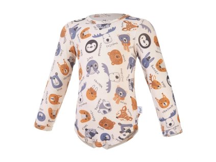 47681 body tricko smyk tisk outlast latte barevna zviratka