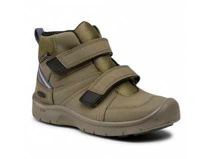 Obuv celoroční Keen Hikeport II Mid Strap WP (Barva šedá, Velikost boty 27-28)