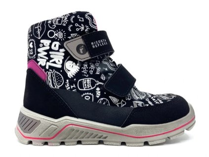 39393 divci zimni boty ricosta aspen schwarz 505300402090
