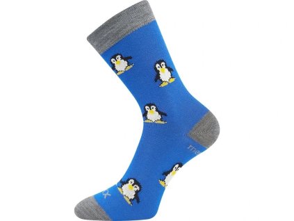 Ponožky Voxx Penguin merino modrá