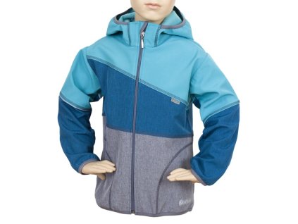 bunda softshell sedy melir petrolej svetly tyrkys 4479793